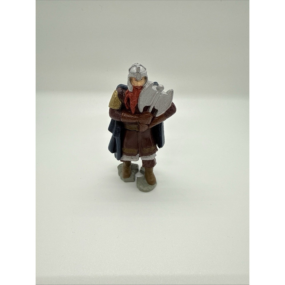 Lord of the Rings Gimli Dwarf Action Figure Burger King LOTR Toy